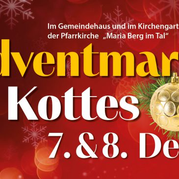 Save the date – Kotteser Adventmarkt 07.&08. Dezember 2024